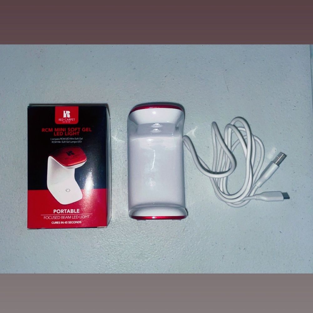 Portable mini focused beam led light rcm soft gel led nail lamp